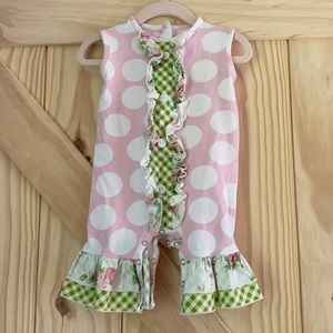 RicRac & Ruffles Romper 12 month